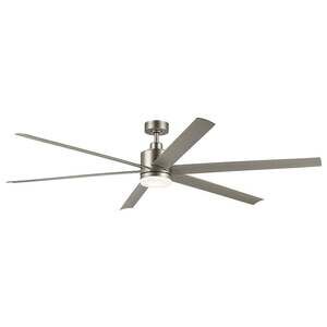 Kichler 80 Inch Loa Fan - Brushed Nickel Finish & Blades